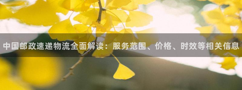 28圈软件堵什么反什么：中国邮政速递