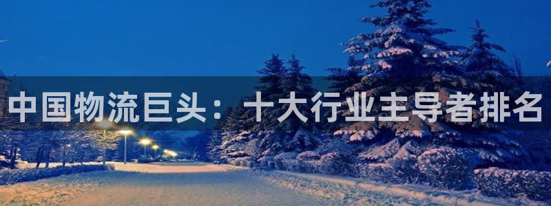 28圈app官网少林足球：中国物流巨